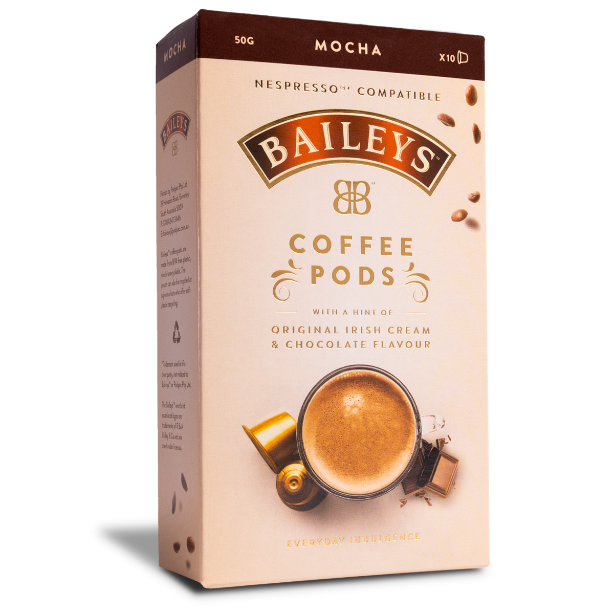 Baileys Mocha Nespresso Compatible Coffee Pods Original Irish