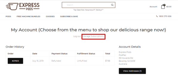 How to manage your Subscription