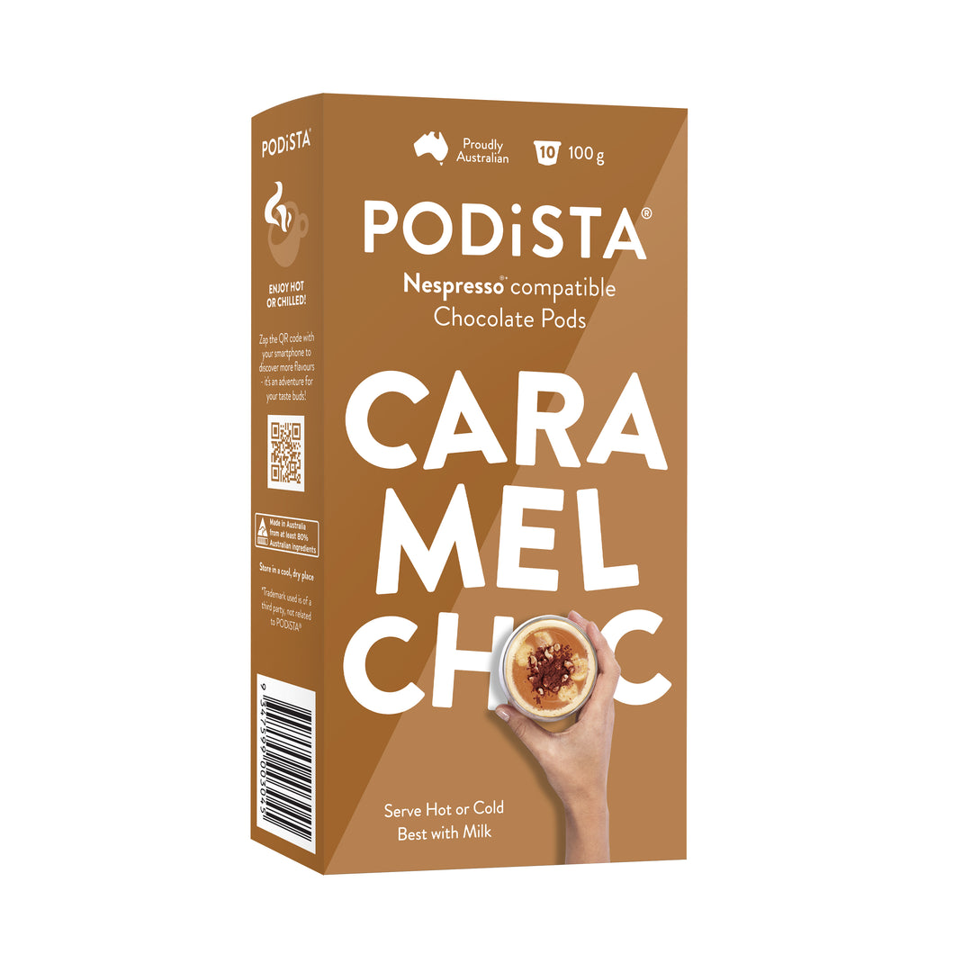 PODiSTA Caramel Chocolate Pod 10pk