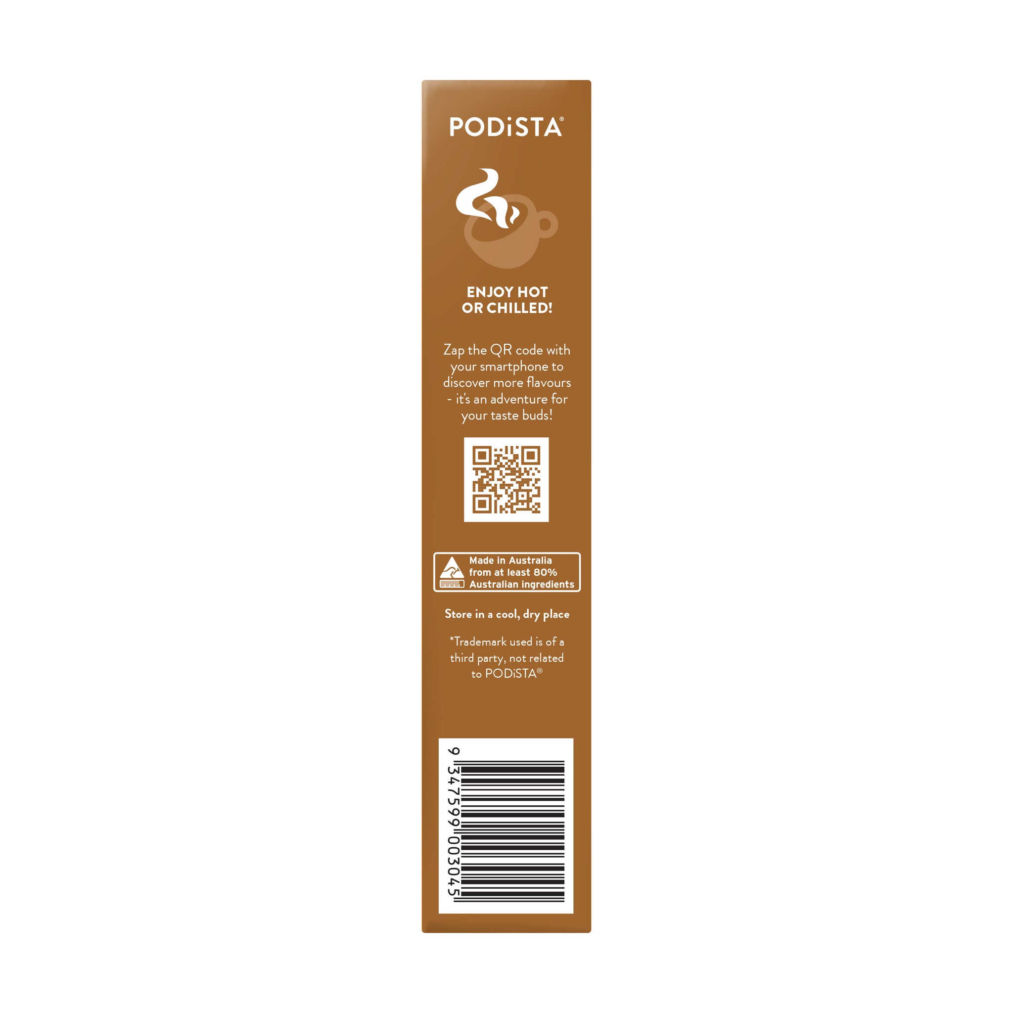 PODiSTA Nespresso* Compatible Caramel Chocolate Pod 10pk Express Pods PODiSTA Nespresso* Compatible Caramel Chocolate Pod 10pk Express Pods