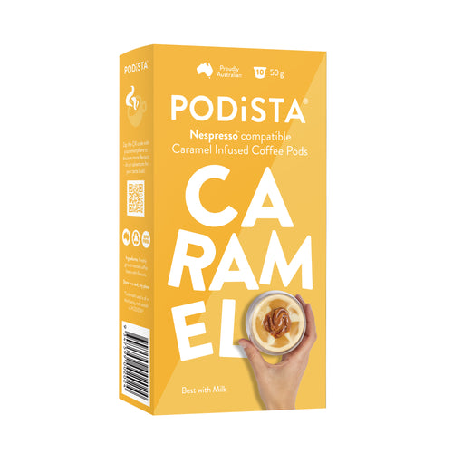 PODiSTA Caramel Coffee Pod 10pk