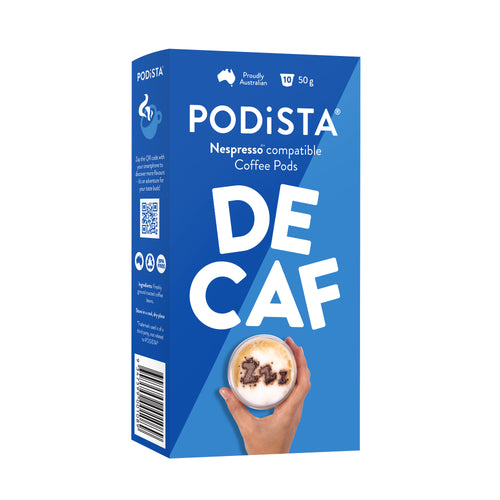 PODiSTA Decaf Coffee Nespresso®* Compatible Pod 10pk