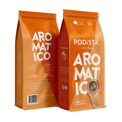 PODiSTA Aromatico Whole Beans 500g (Intensity 6)