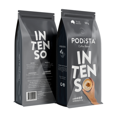 PODiSTA Intenso Whole Beans 500g (Intensity 12)