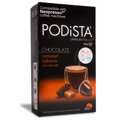 PODiSTA Caramel Chocolate Pod 10pk