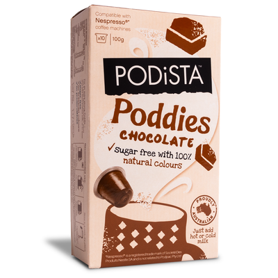 Poddies Chocolate flavoured Nespresso Compatible Pod 