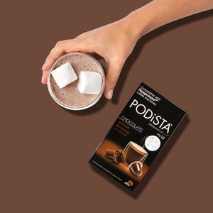 40 Hot Chocolate Nespresso Compatible Capsules. Creamy & Sweet. 40 Pods